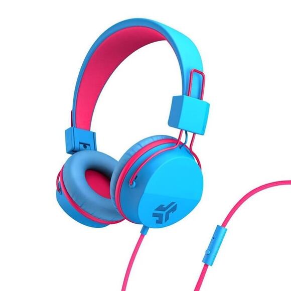 JBuddies Studio Wired Kids Headphones - Pink/Blue - Picture 3 of 3